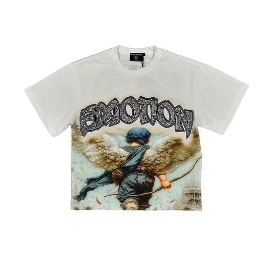 Mixed Emotion White Arch Angel Tee