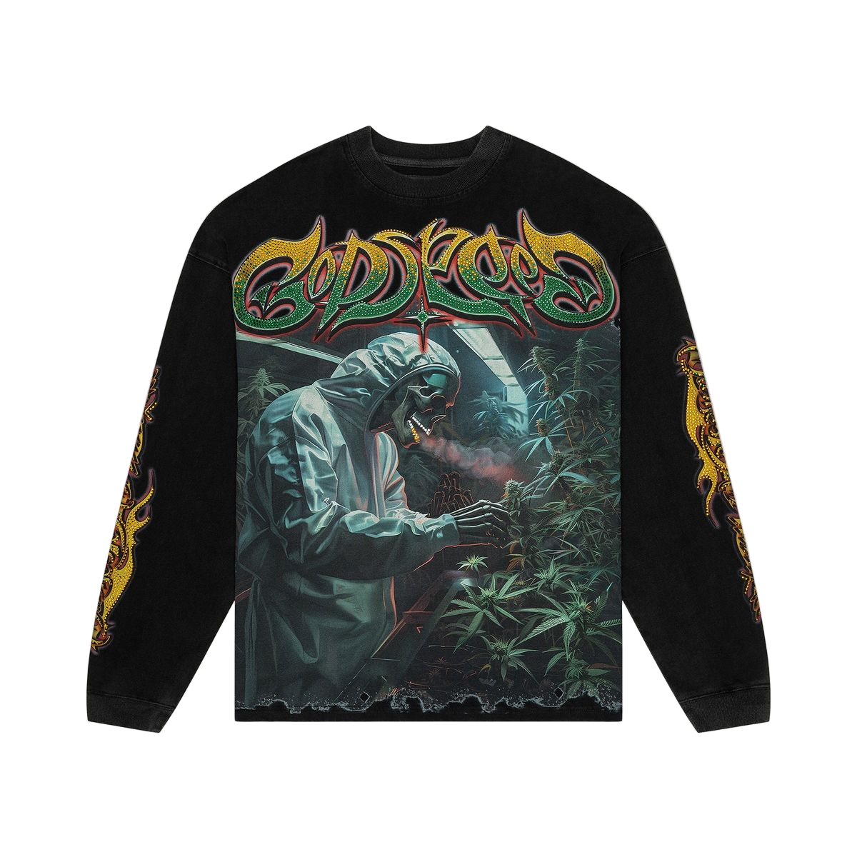 Godspeed 4/20 VVS Indoor Long Sleeve Tee Black