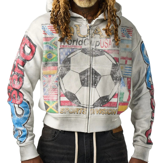 DUAA Global Zip Up Hoodie