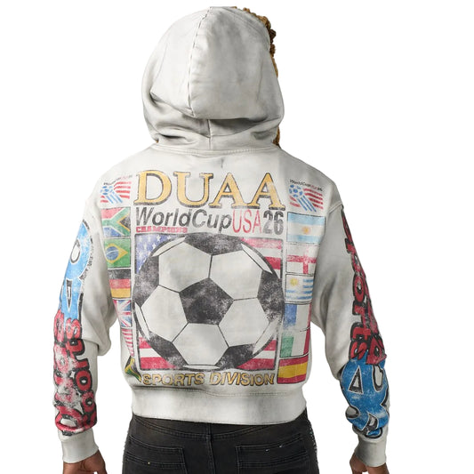 DUAA Global Zip Up Hoodie