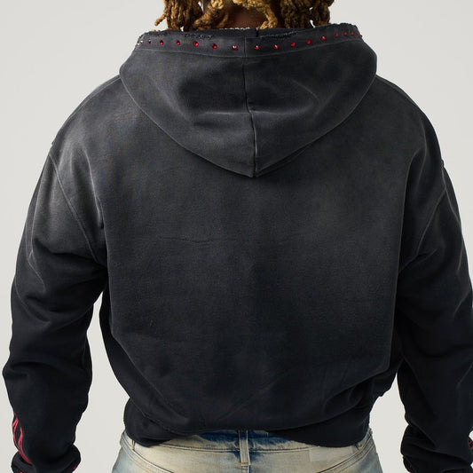 DUAA Stamp Zip Up Hoodie