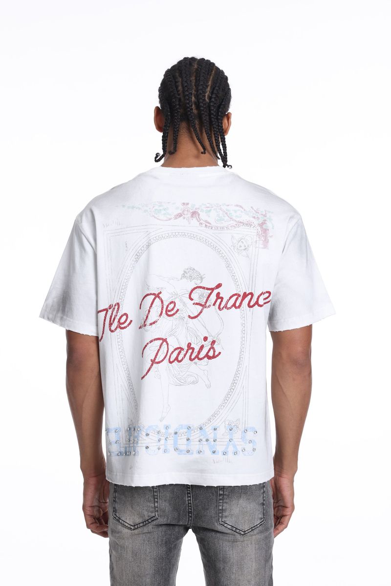 Syndicate Capital P Tee White Red