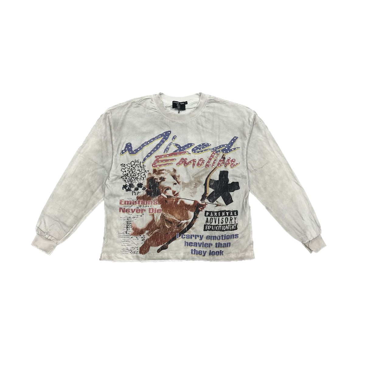 Mixed Emotion Triplets Long Sleeve Tee