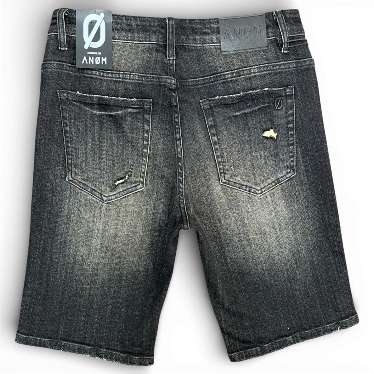 ANOM Striker Denim Shorts Vintage Black