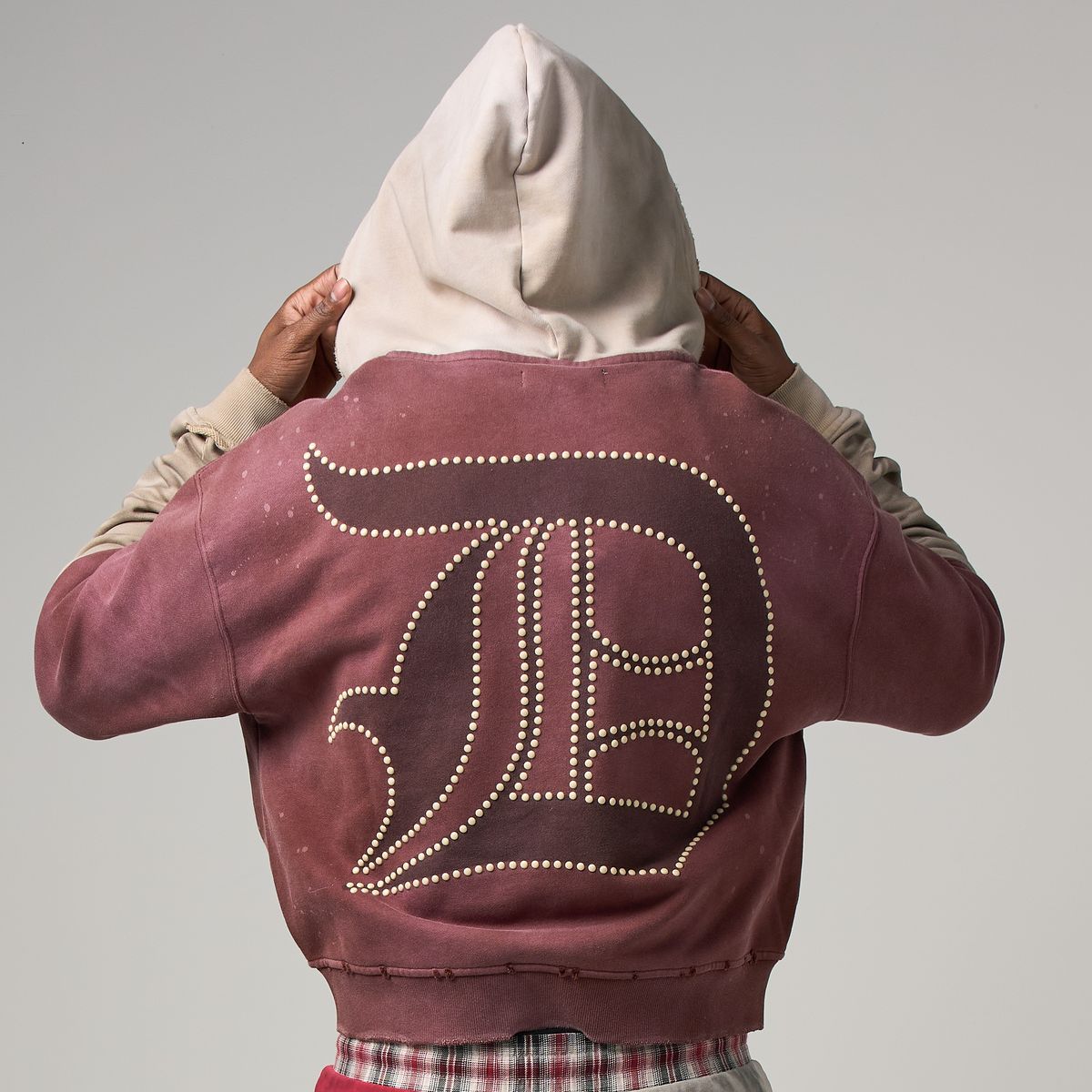 DUAA Fig Zip Up Hoodie