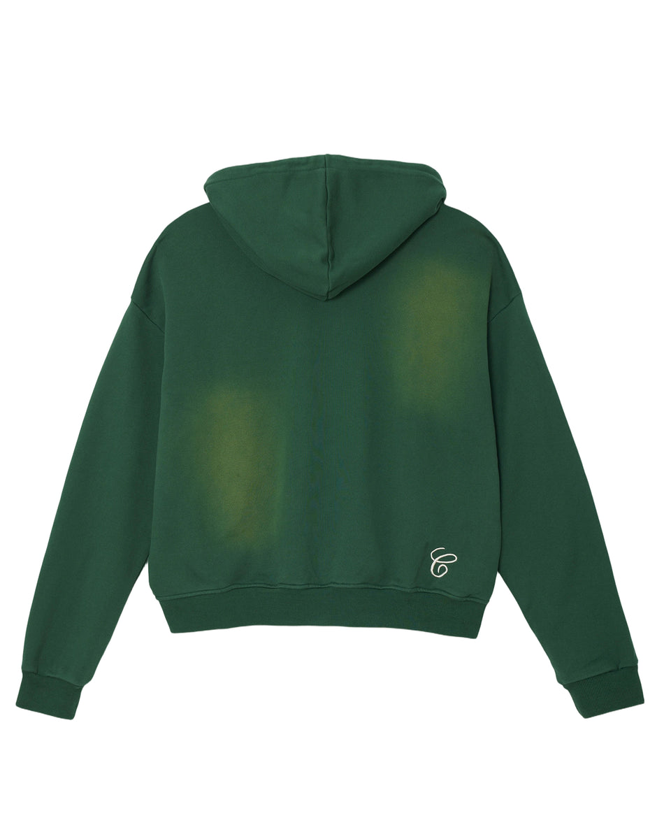 AZVA Hidden Crystal Hoodie Green