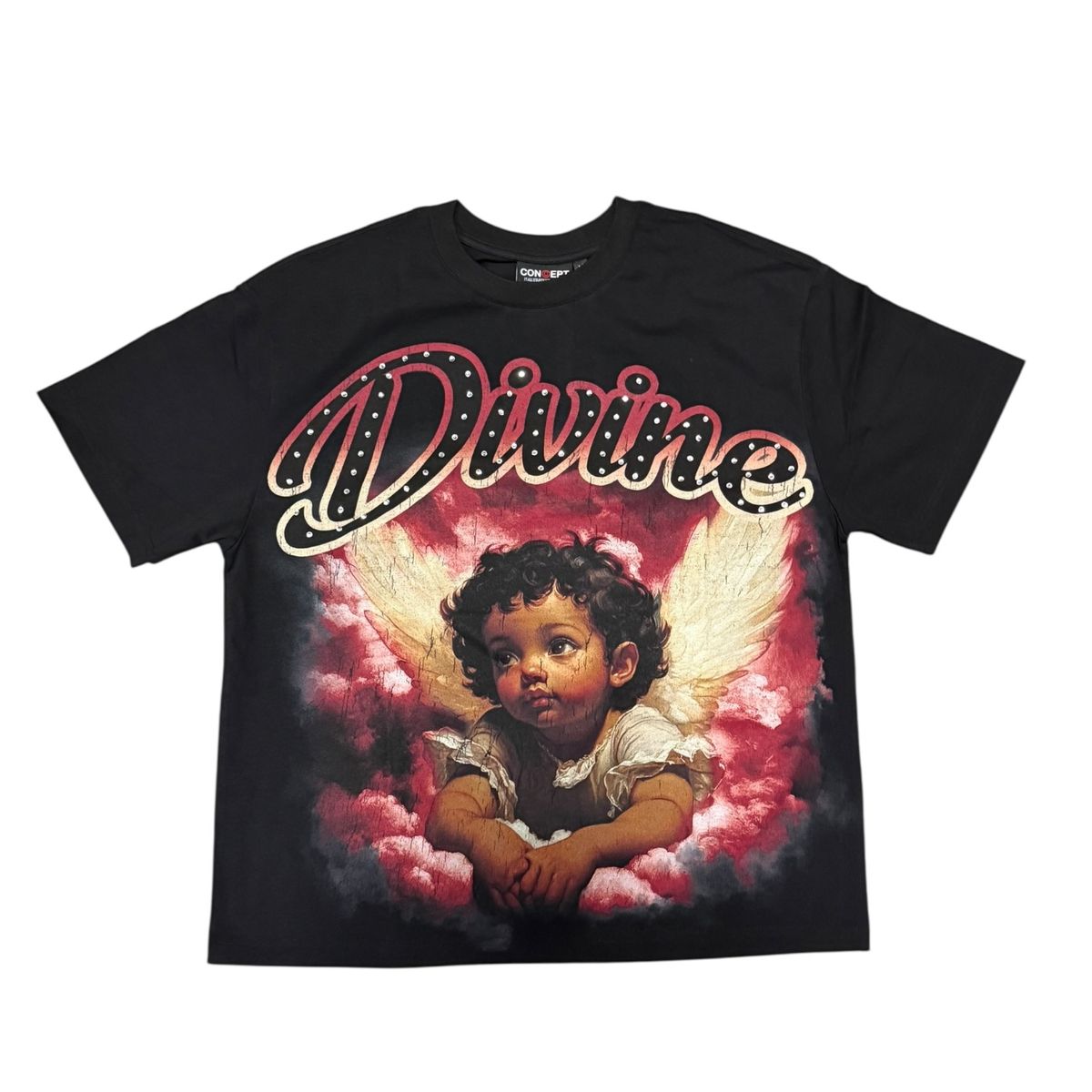 Concept Divine Tee Black Red