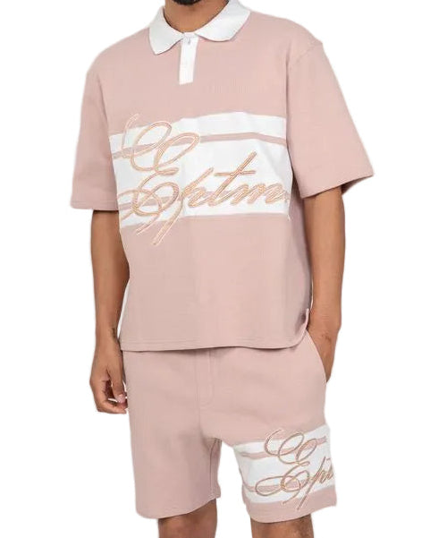 EPTM Kora Polo Set Dusty Pink