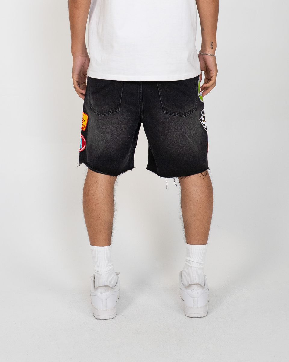 EPTM Roadster Denim Shorts Black