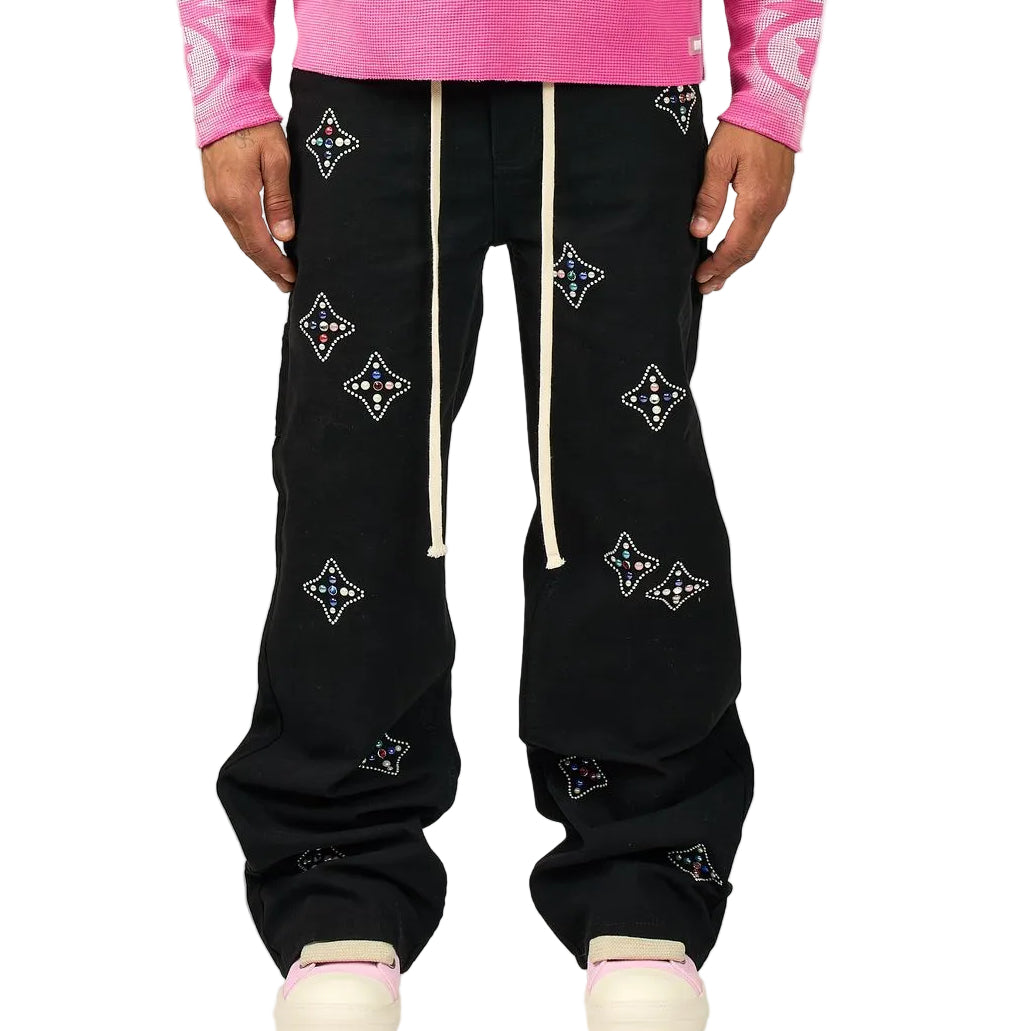 DUAA Star Black Pants