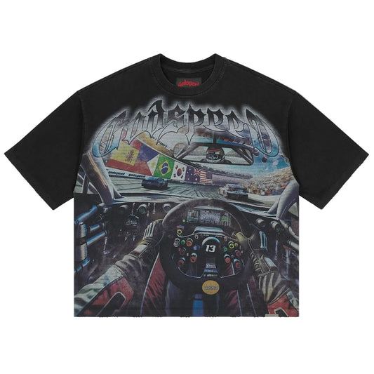 Godspeed Drivers Seat Tee Black