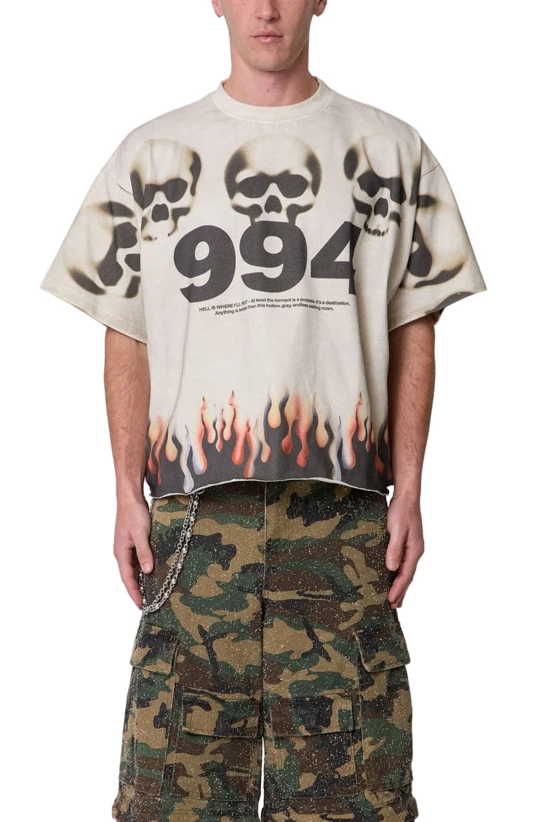 MNML LA Flame Skull Tee
