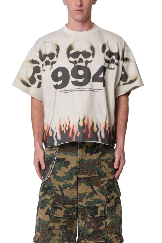MNML LA Flame Skull Tee