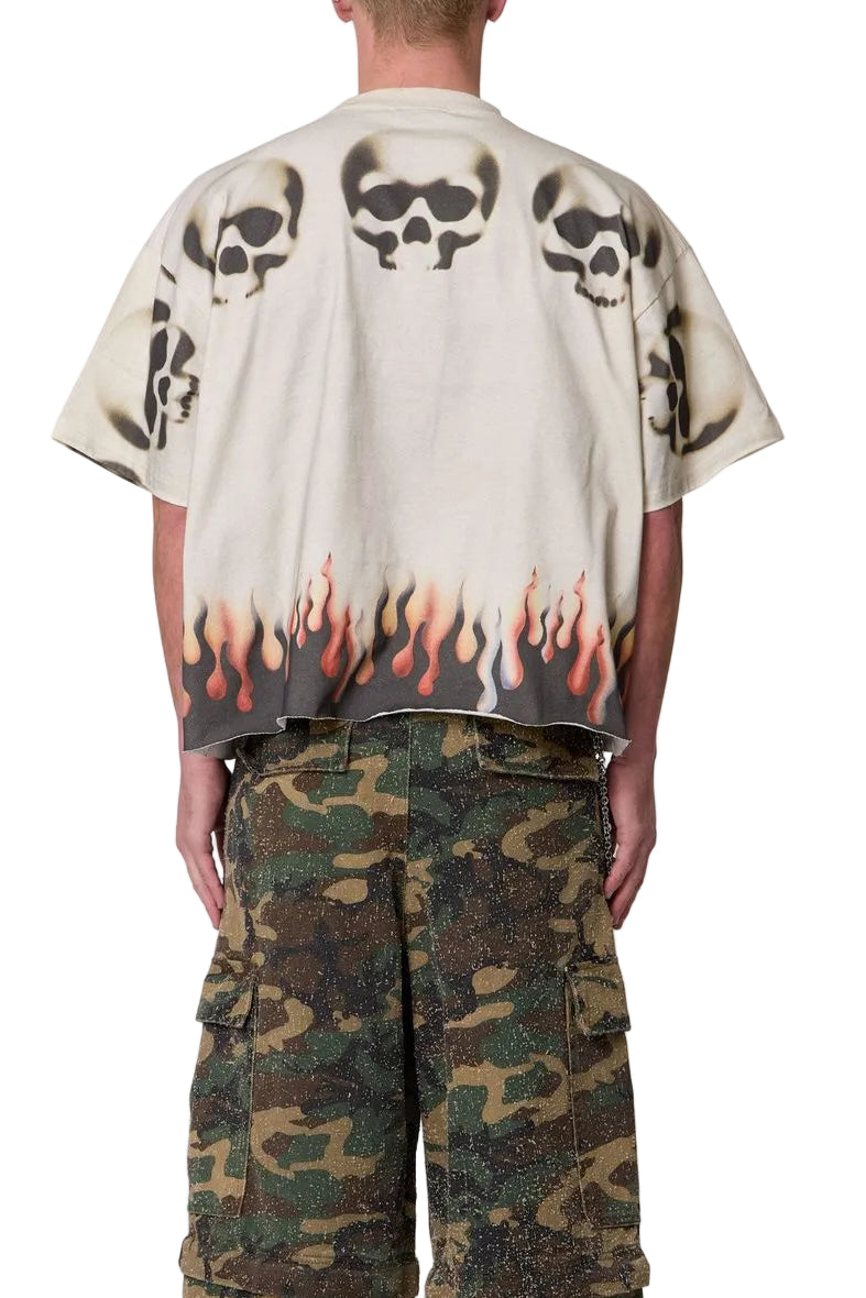 MNML LA Flame Skull Tee