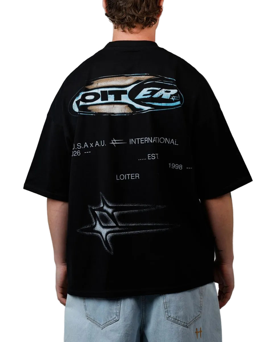 Loiter Speedform Tee Black
