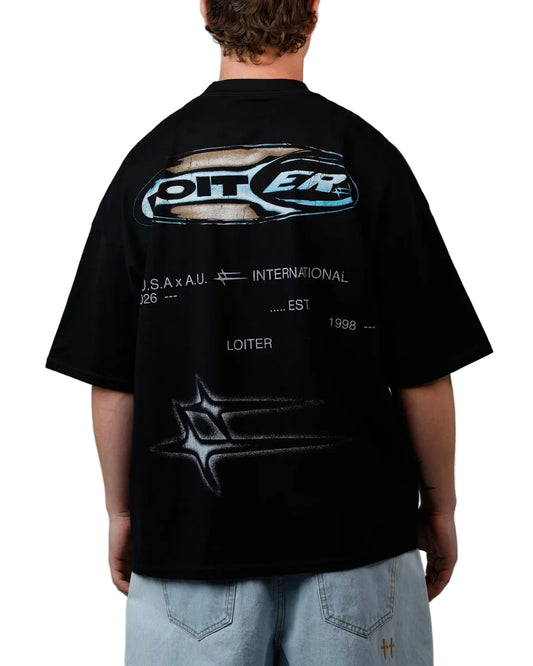 Loiter Speedform Tee Black