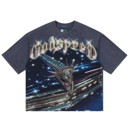 Godspeed Liberty Cruiser Tee Navy