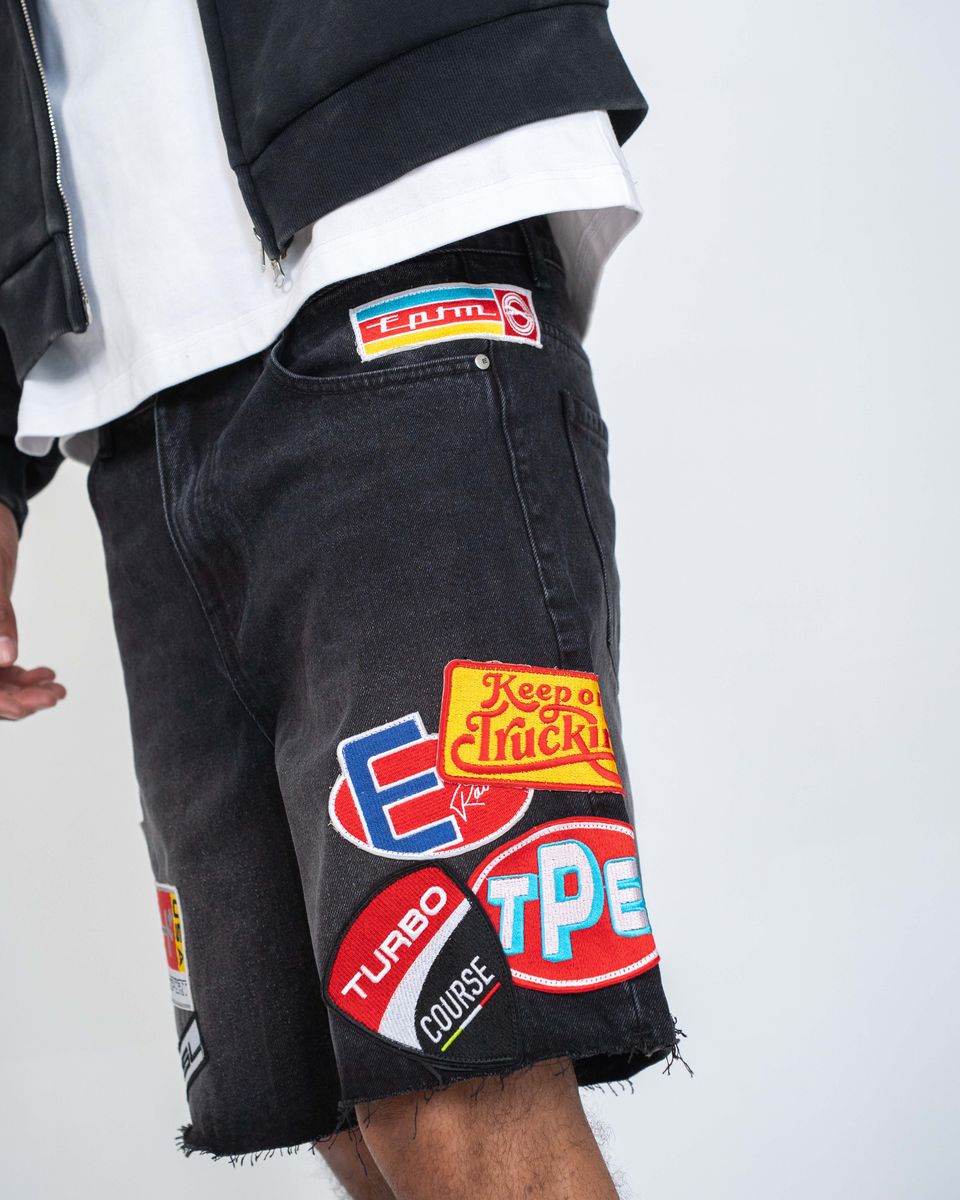 EPTM Roadster Denim Shorts Black