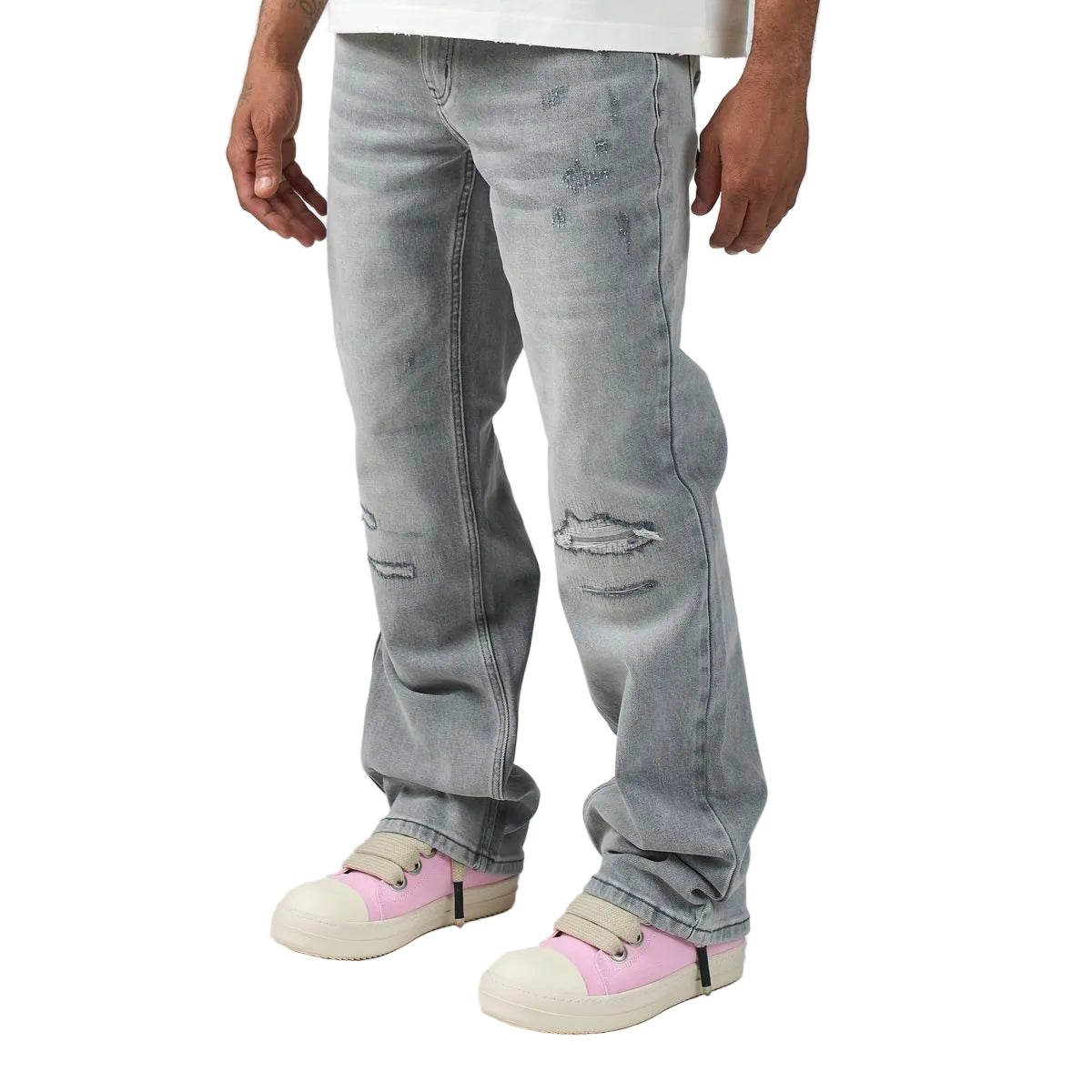 DUAA Mars Grey Denim Jeans