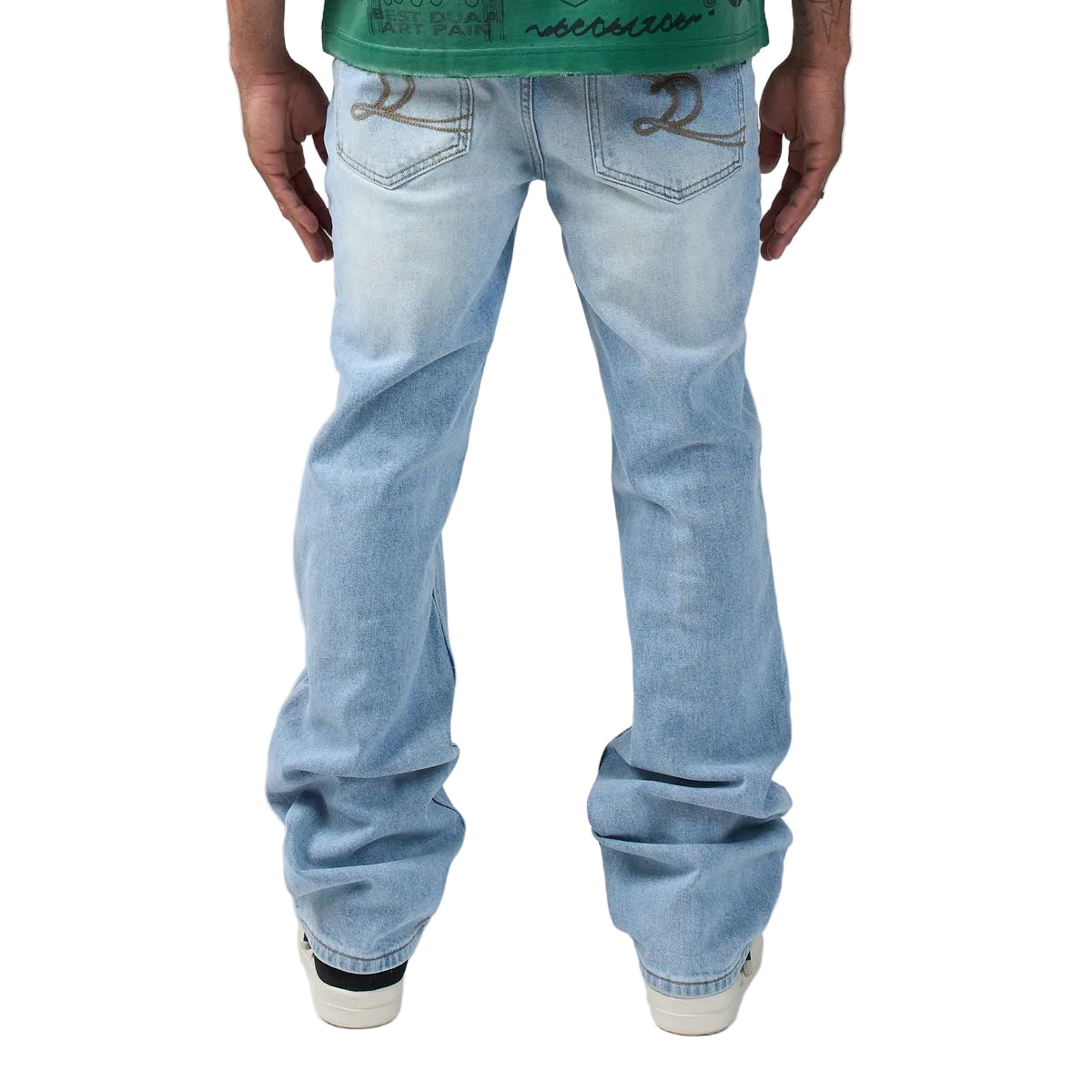 DUAA Saturn Blue Denim Jeans