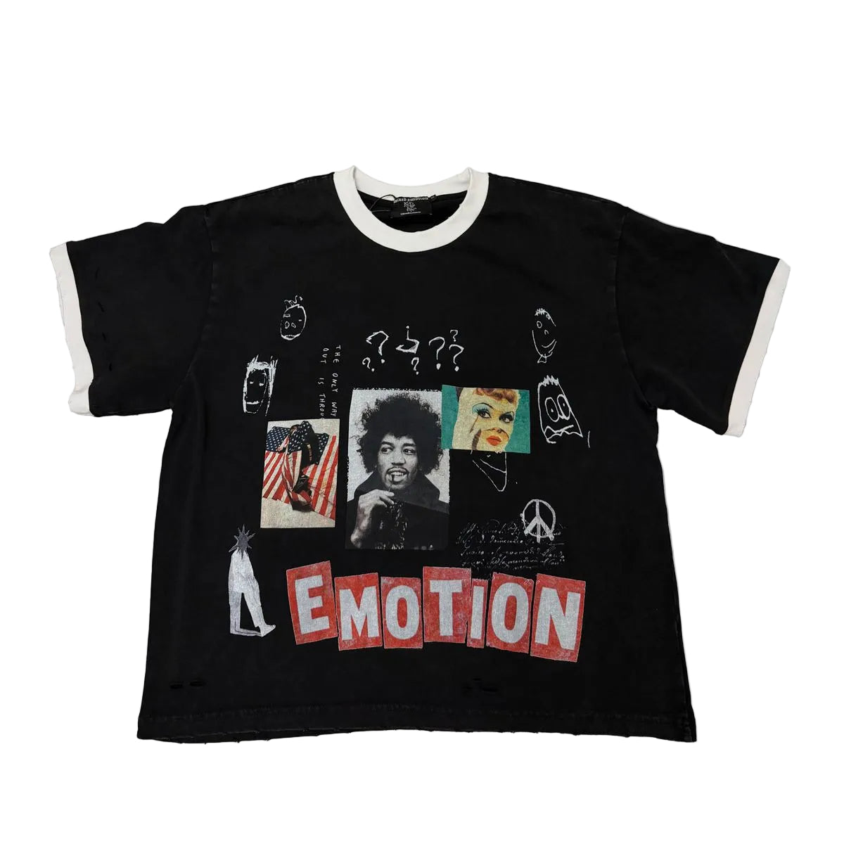 Mixed Emotion Black Static Tee