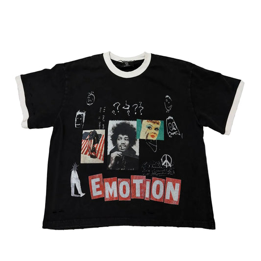 Mixed Emotion Black Static Tee