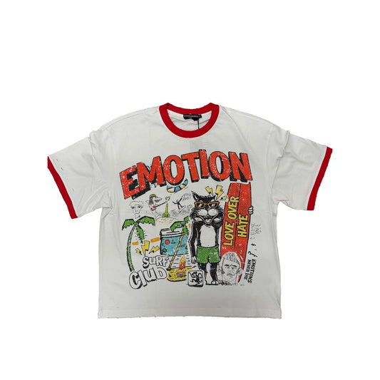 Mixed Emotion Surf Club Tee White