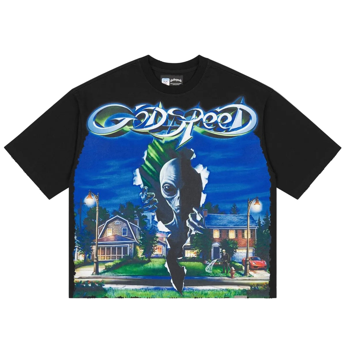 Godspeed Neighborhood Watch Tee Black