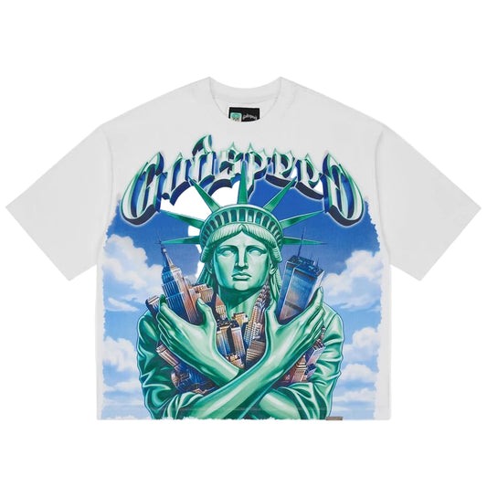 Godspeed Empire Guardian Tee White
