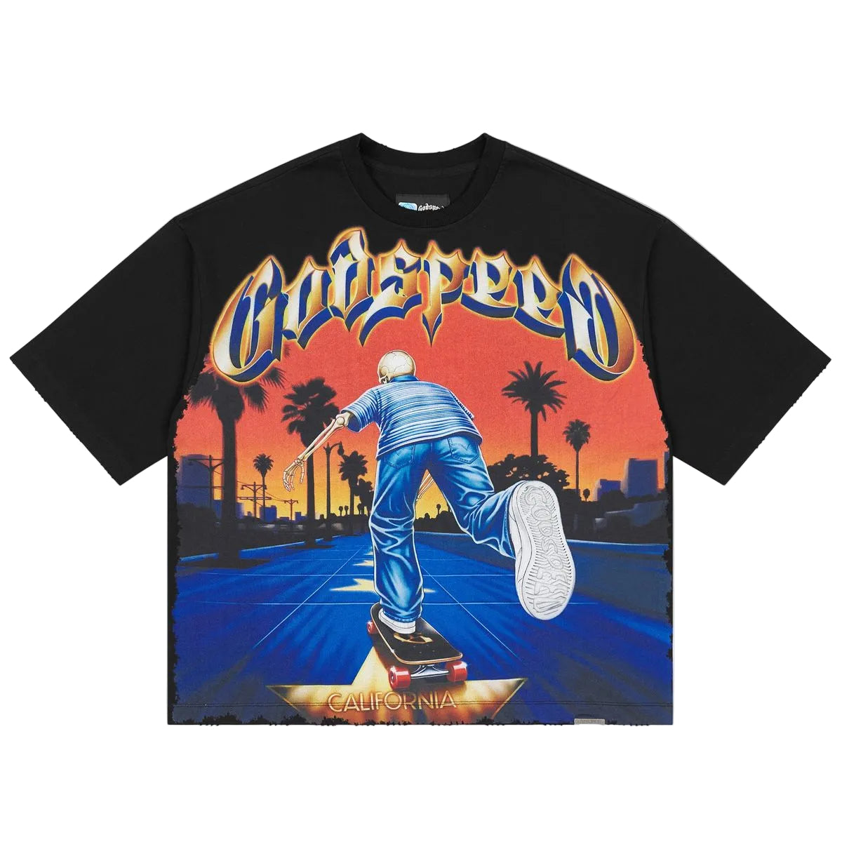 Godspeed Kick Push Tee Black