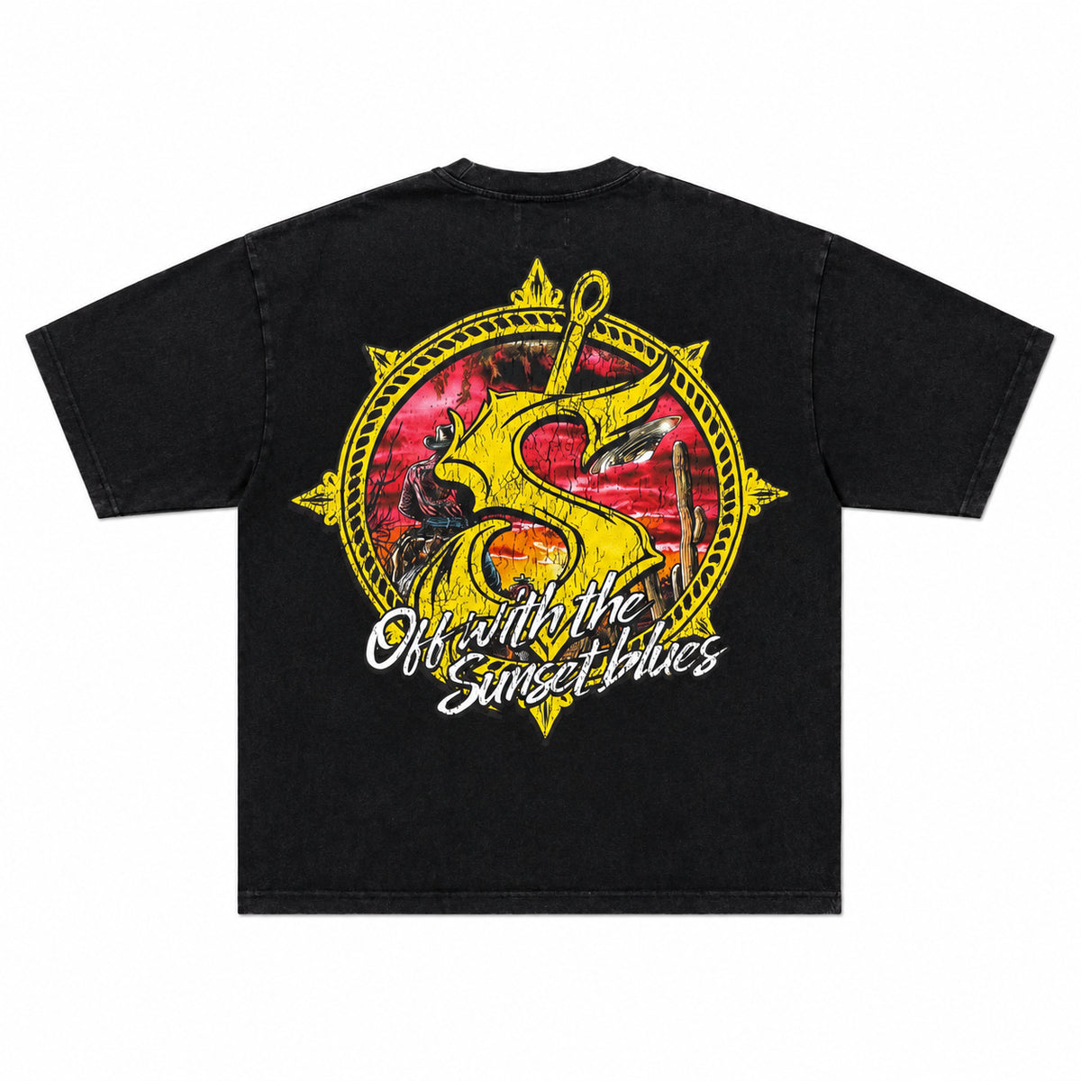 SUPPLY Sunset Blues Tee Black