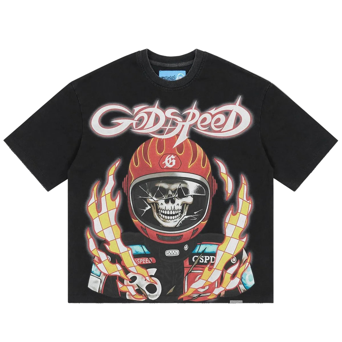 Godspeed Road Rage Tee Black