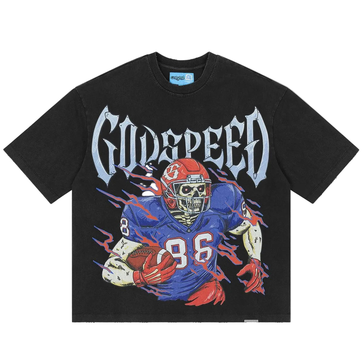 Godspeed End Zone Tee Black