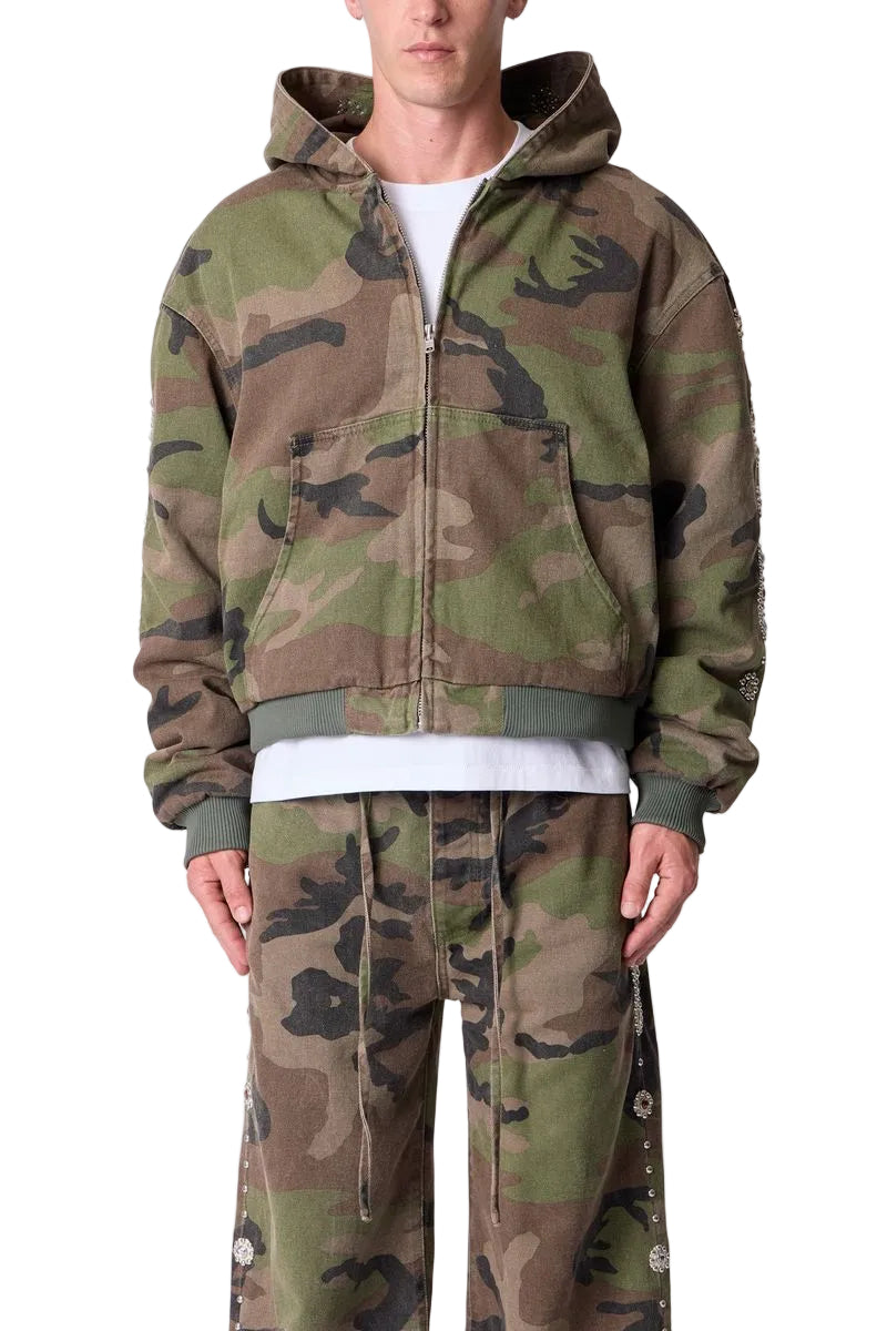 MNML LA Mojave Hoodie Jacket Camo