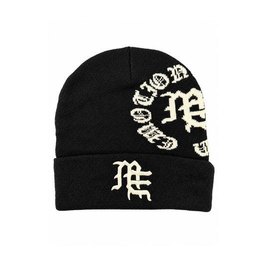 Mixed Emotion Black Logo Beanie