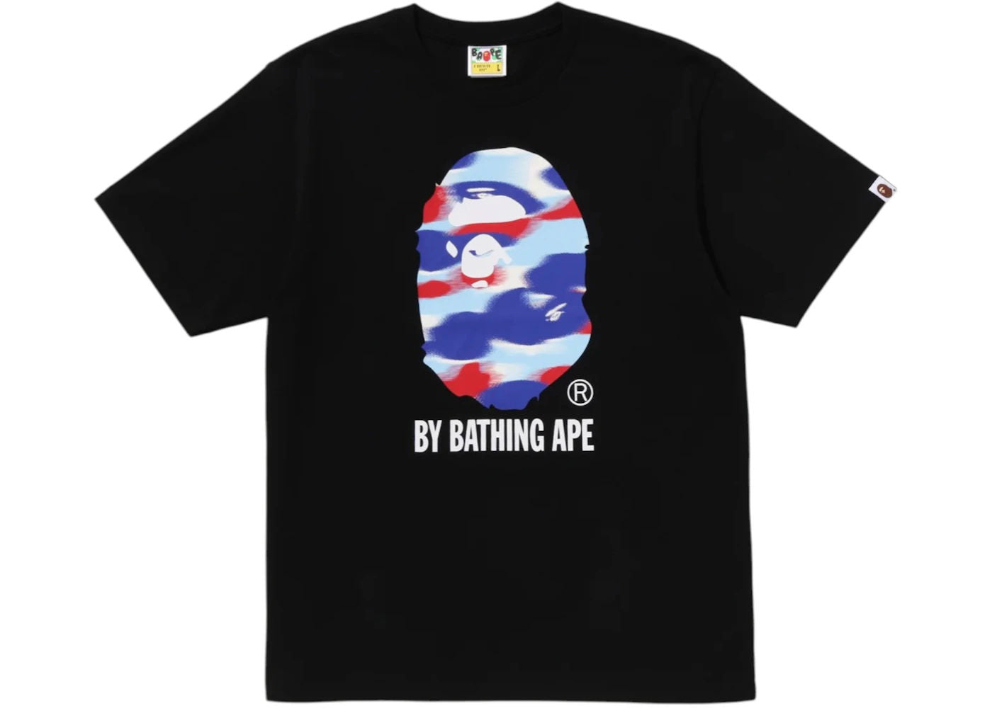 BAPE Screen Camo By Bathing Ape Tee Black