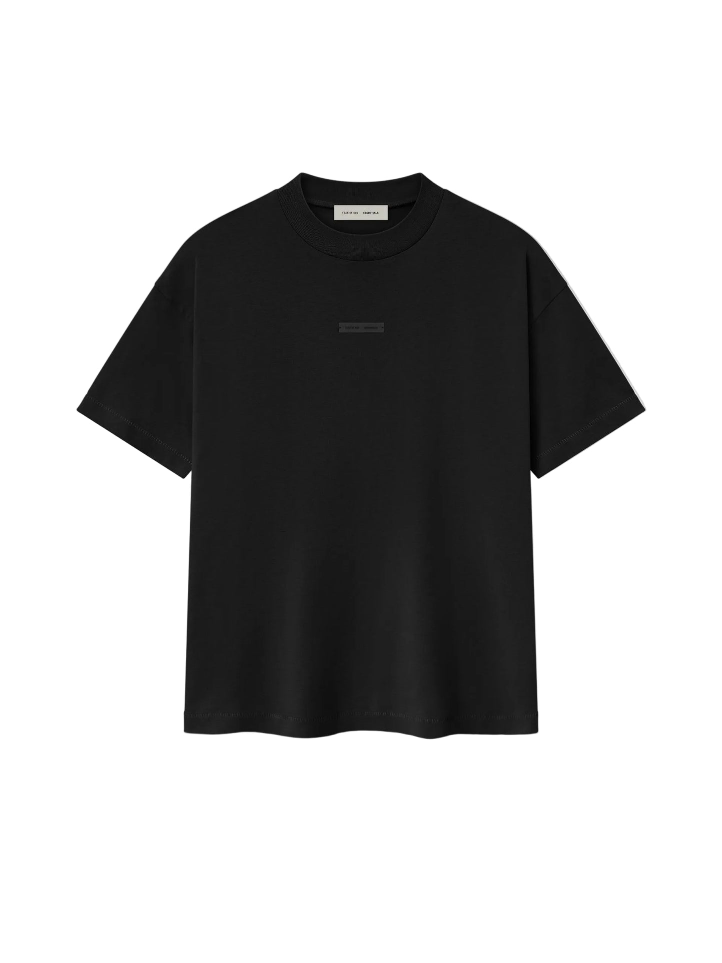 Fear of God Essentials Black Metallic Tee