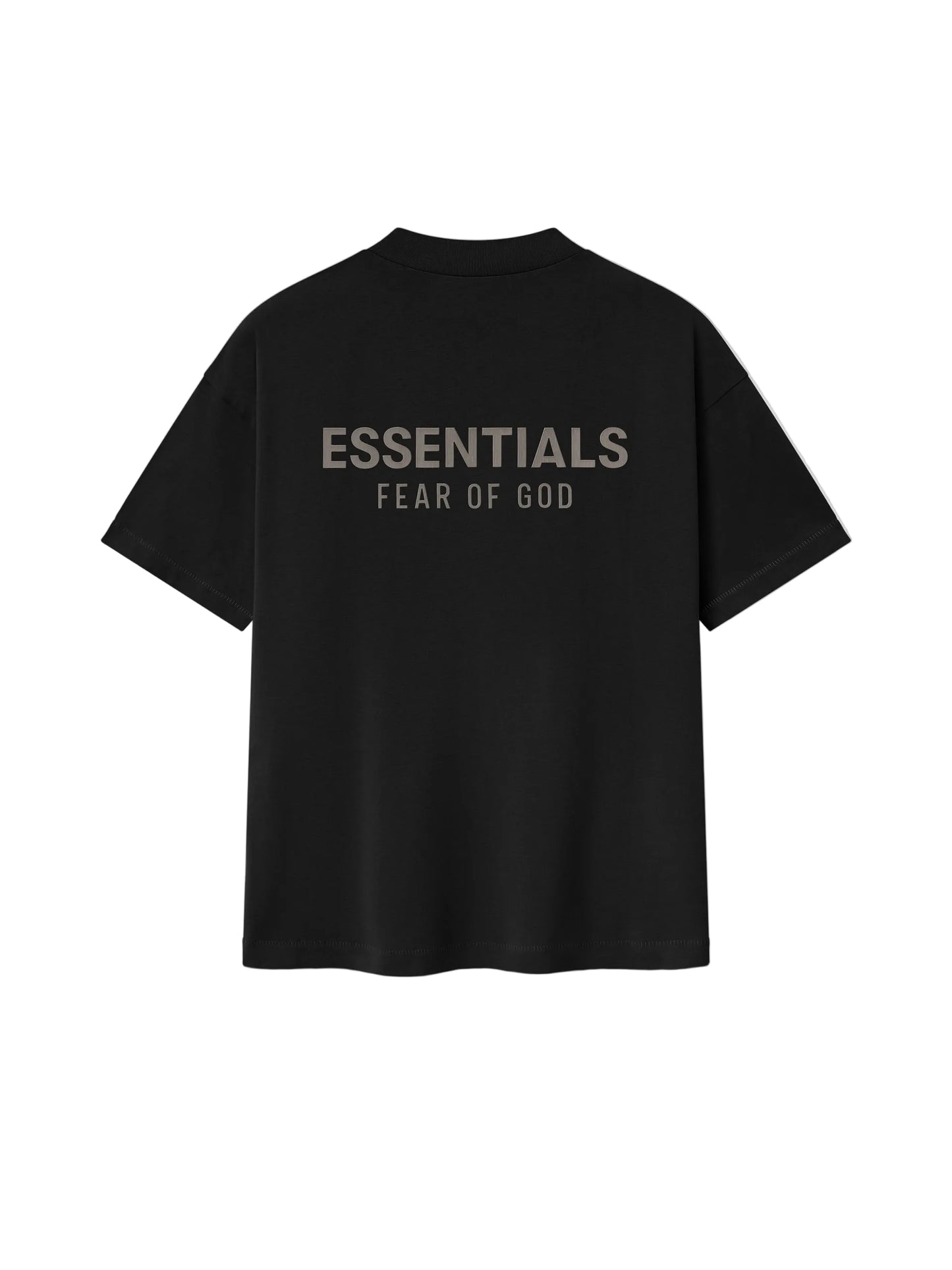Fear of God Essentials Black Metallic Tee