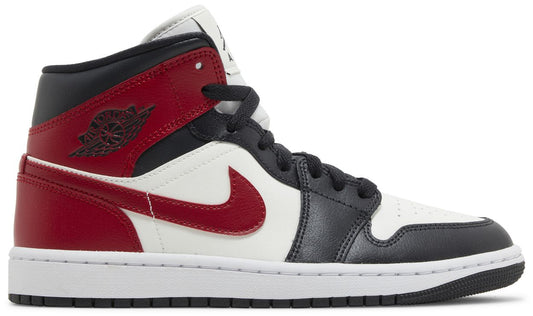 Jordan 1 Mid Gym Red Off Noir (W)