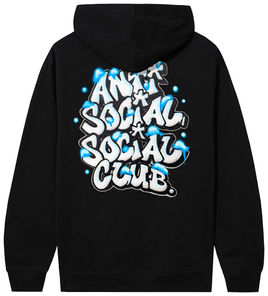 Anti Social Social Club Powder Hoodie Black
