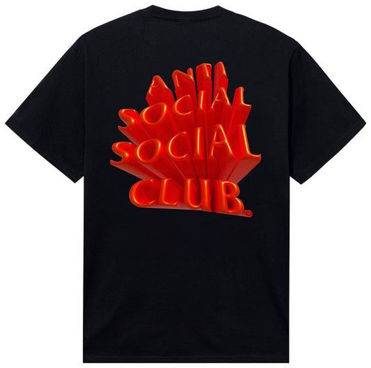 Anti Social Social Club Spatial Tee Black Red