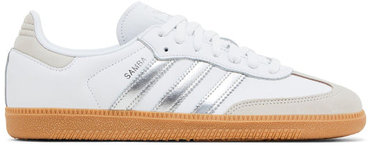 adidas Samba OG White Silver Metallic Grey (W)