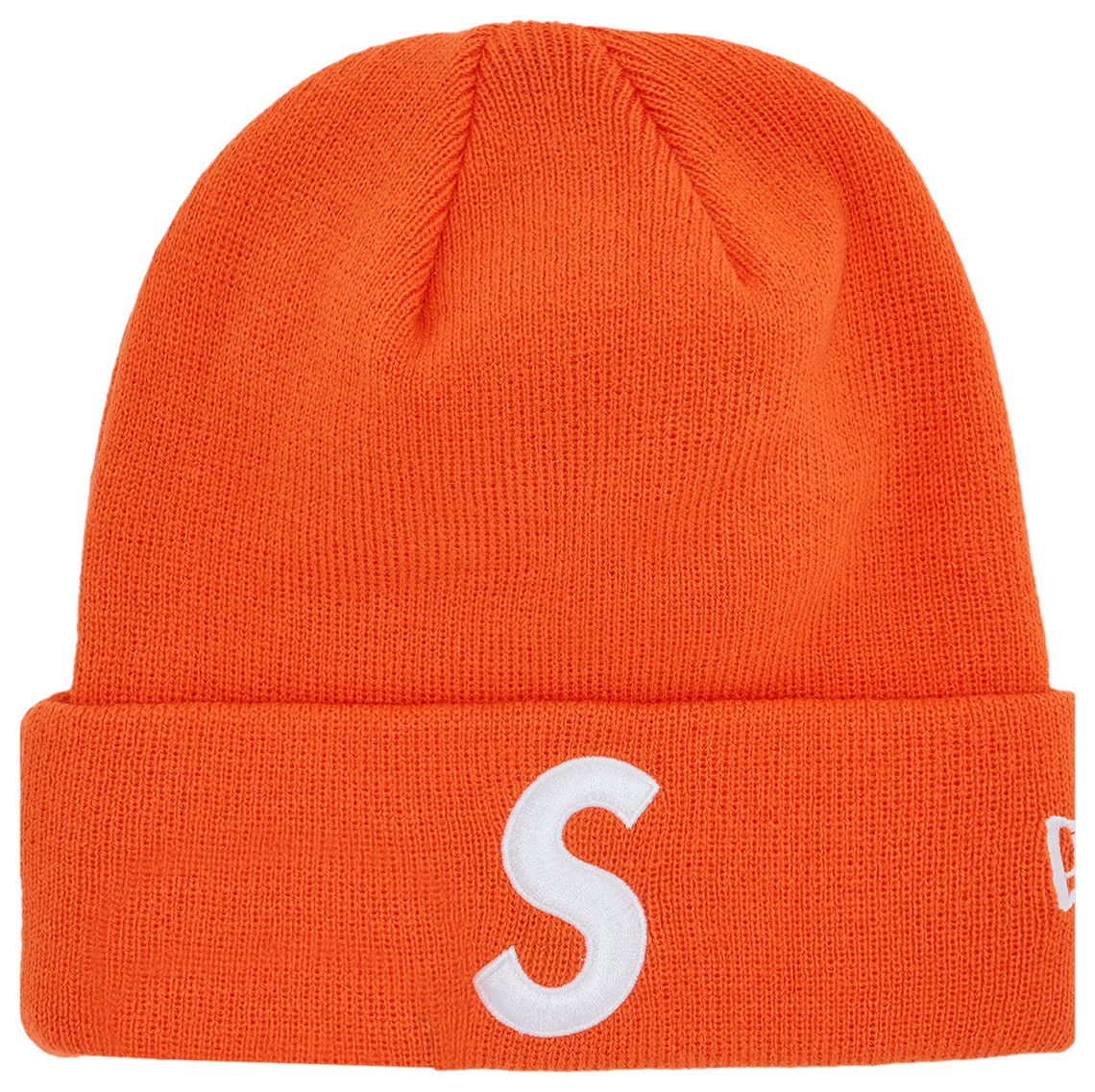 Supreme New Era S Logo Beanie Orange