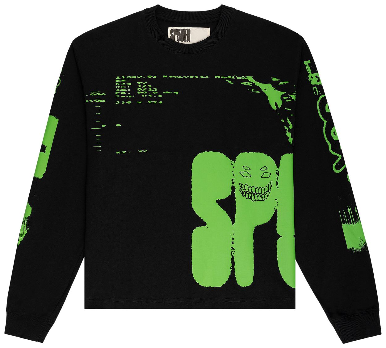 Sp5der X-Ray L/S Tee Black