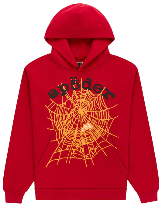 SP5DER OG Web V2 Hoodie Red