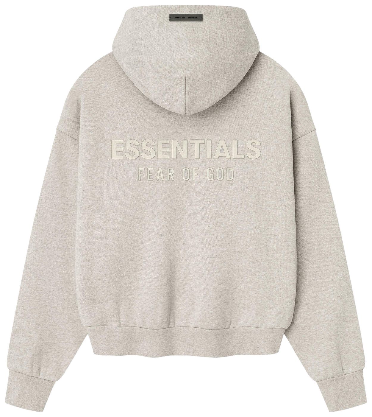 Fear of God Essentials Hoodie Heather Stone