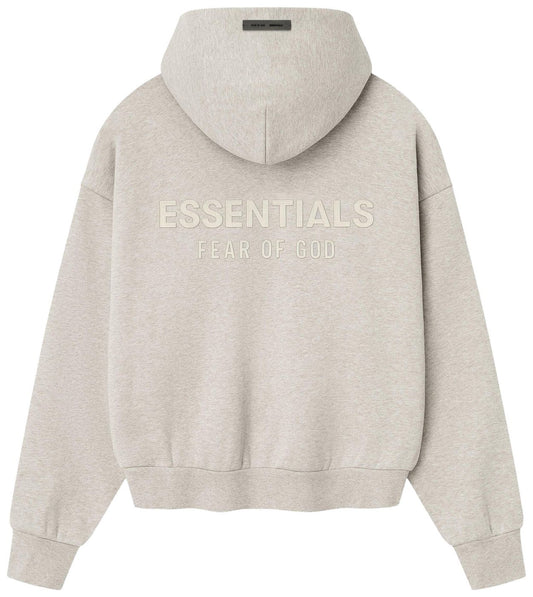 Fear of God Essentials Hoodie Heather Stone