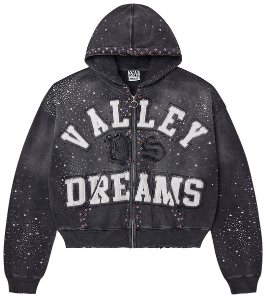 VALE Forever Classico Zip Up Hoodie Black