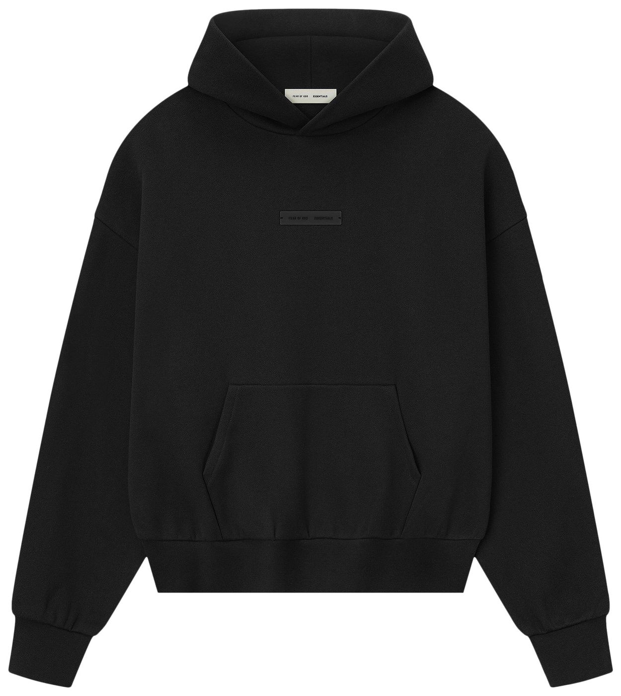 Fear of God Essentials Hoodie Black Metallic