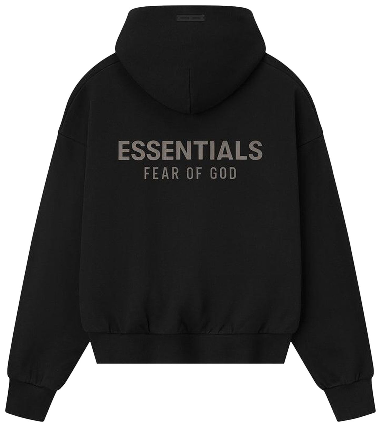 Fear of God Essentials Hoodie Black Metallic